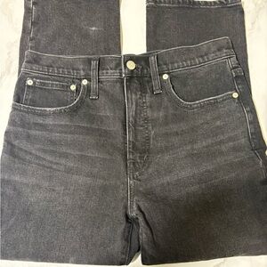 Madewell High Rise Black Women's Jeans Short